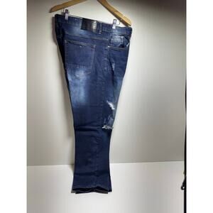 South Pole Men’s Distressed Ripped Denim Jeans 40/32 Hip Hop Grunge Streetwear